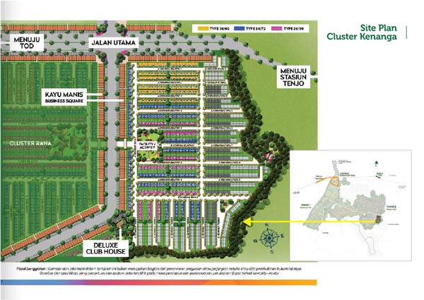 denah cluster kenanga
