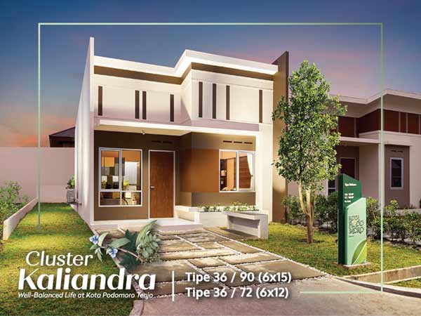 contoh rumah cluster kaliandra