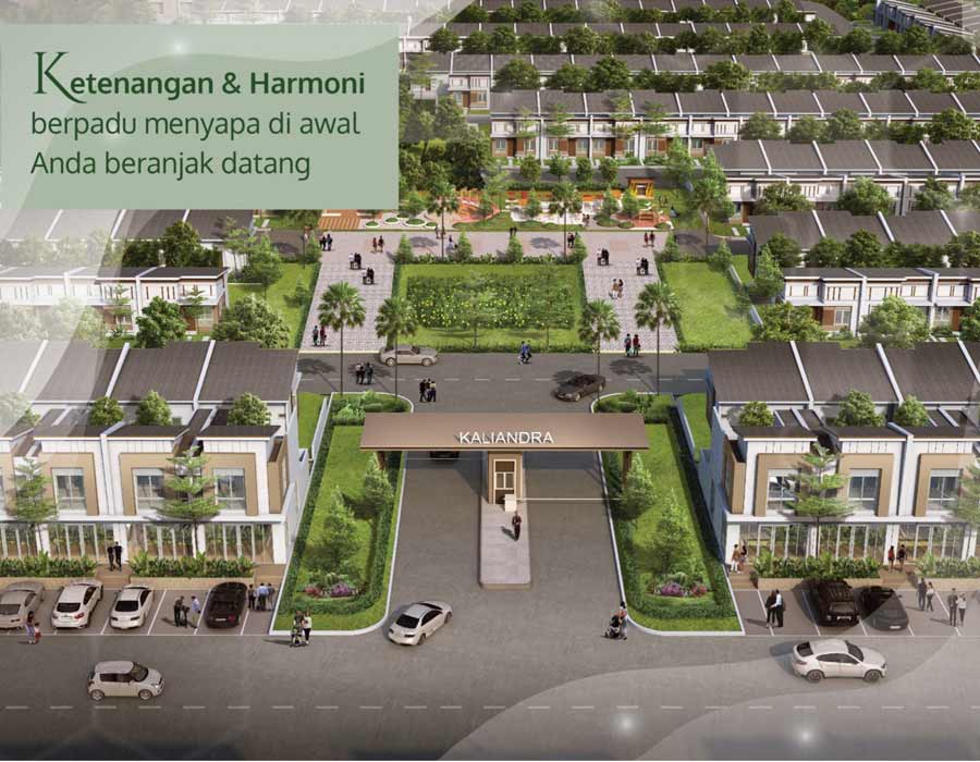 gerbang cluster kaliandra kota podomoro
