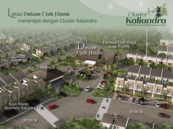 cluster kaliandra dekat Clubhouse