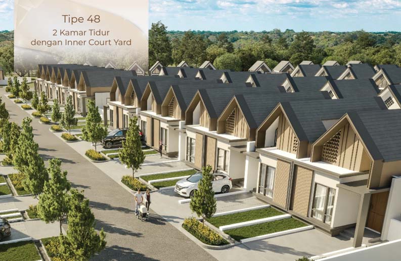 type rumah cluster damar