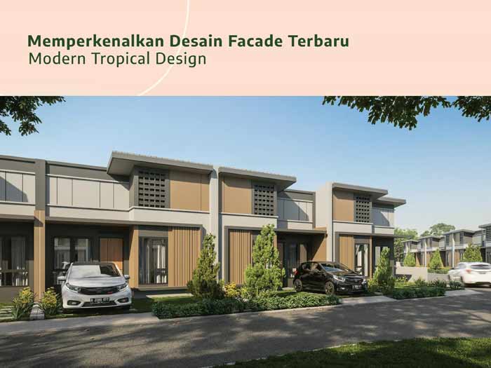 fasad baru tipe magnolia kota podomoro